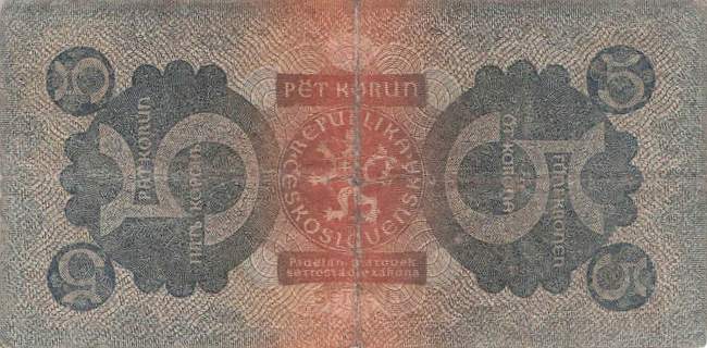 5 Kronen 1921 p.15 Serie 1